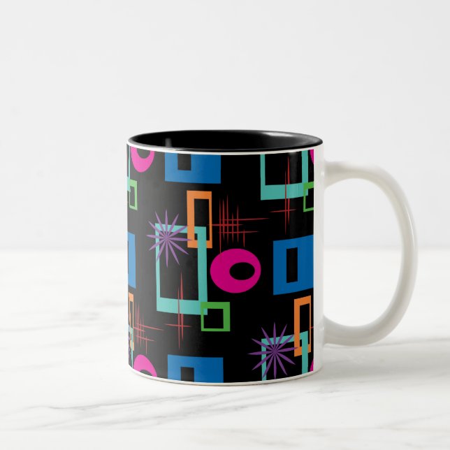 Tasse 2 Couleurs Starburst Geometric (Droit)