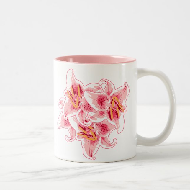 Tasse 2 Couleurs Stargazer Lilies (Droit)