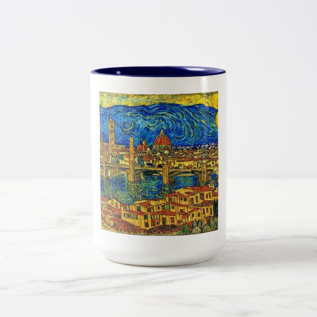 Tasse 2 Couleurs Starry Starry Night Florence Italie (Centre)