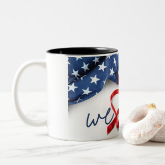 Tasse 2 Couleurs Stein commémoratif du président Donald Trump