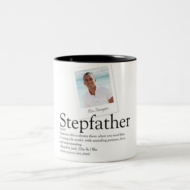 Tasse 2 Couleurs Stepfather Stepdad Définition Photo (Centre)