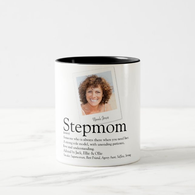 Tasse 2 Couleurs Stepmaman Bonus Maman Définition Photo (Centre)