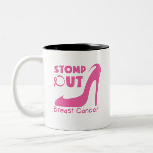 Tasse 2 Couleurs Stomper le cancer du sein