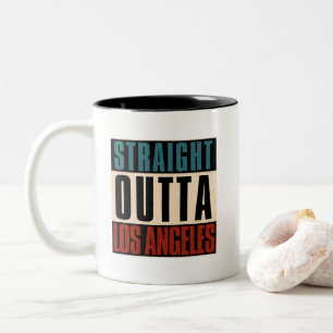 Tasse 2 Couleurs Stright Outta Los Angeles Californie CA USA