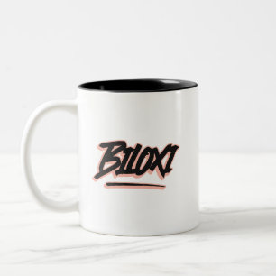 Tasse 2 Couleurs Style Graffiti Biloxi