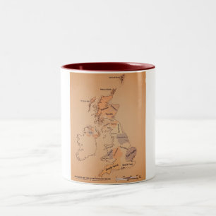 Tasse 2 Couleurs Style vintage British Isles Shipping Forecast