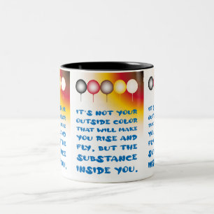 Tasse 2 Couleurs Substance interne d'une couleur externe