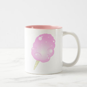Tasse 2 Couleurs Sucrerie de coton - rose
