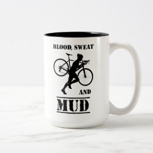 Tasse 2 Couleurs Sueur De Sang Et Cyclocross De Boue