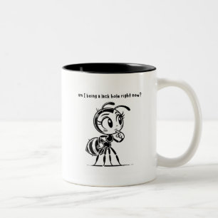 Tasse 2 Couleurs Suis-je en train d'être un trou du cul deux toned 