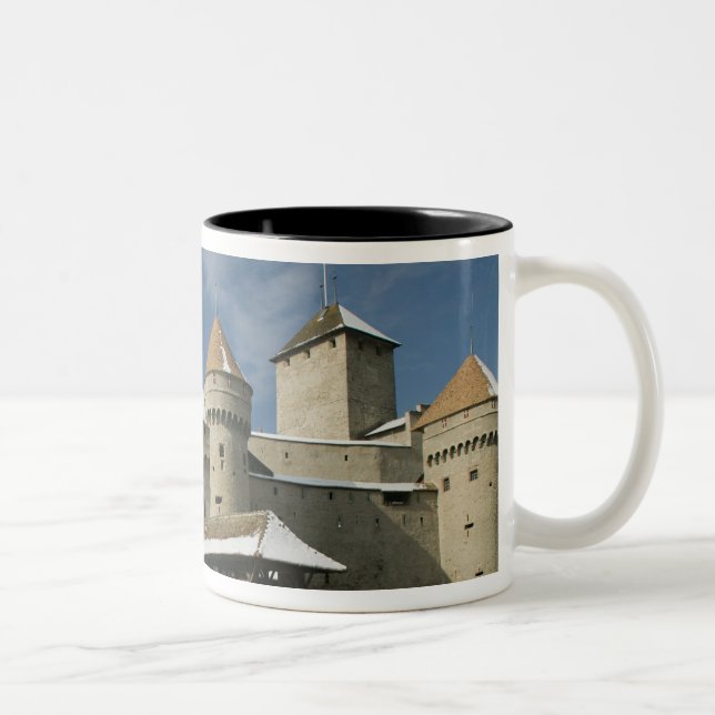 Tasse 2 Couleurs SUISSE, Vaud), Riviera suisse, MONTREUX : (Droit)