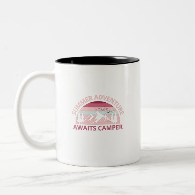 Tasse 2 Couleurs Summer Adventure Awaits Camper-Adventure-Camper (Gauche)