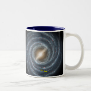 Tasse 2 Couleurs Sun dans la NASA de manière laiteuse