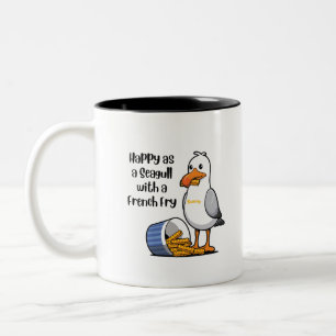 Tasse 2 Couleurs Sunny the Seagull avec frites