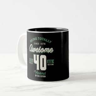 Tasse 2 Couleurs Super 40 ans