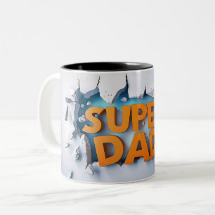 Tasse 2 Couleurs Super dad