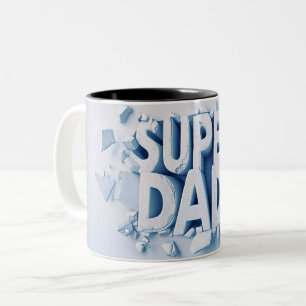 Tasse 2 Couleurs Super dad