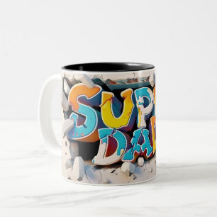 Tasse 2 Couleurs Super dad