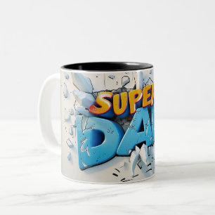 Tasse 2 Couleurs Super dad