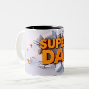 Tasse 2 Couleurs Super dad