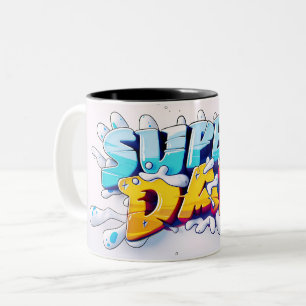 Tasse 2 Couleurs Super dad