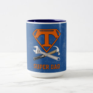 Tasse 2 Couleurs Super Papa Héros