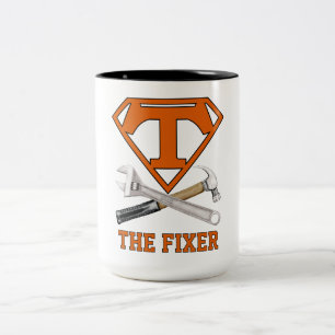 Tasse 2 Couleurs Super Papa Héros 