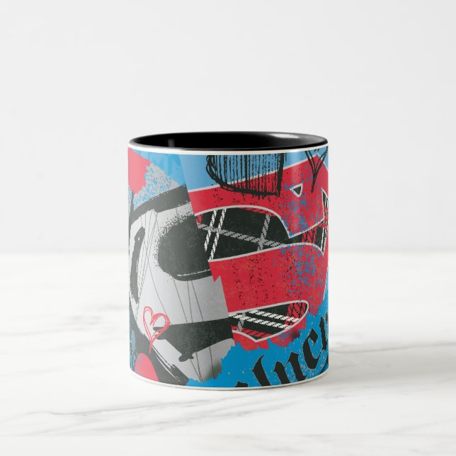 Tasse 2 Couleurs Supergirl invulnérable (Centre)