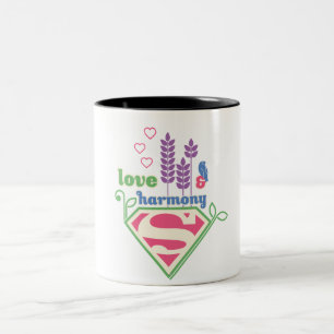 Tasse 2 Couleurs Supergirl Love & Harmony