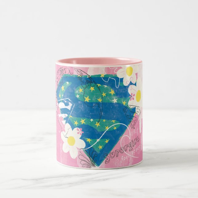 Tasse 2 Couleurs Supergirl pour Peace Pink (Centre)