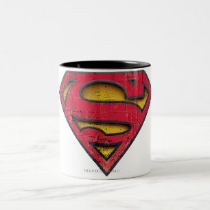 Tasse 2 Couleurs Superman S-Shield  Logo en relief