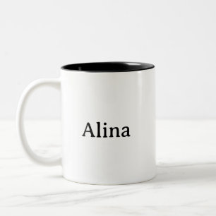 Tasse 2 Couleurs supprimer le texte ajouter son propre design 11 oz