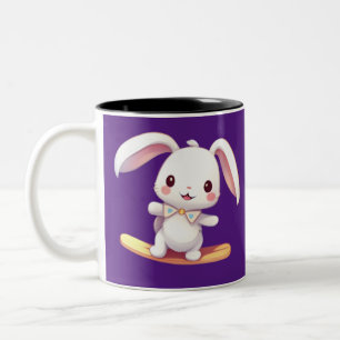 Tasse 2 Couleurs surf de lapin