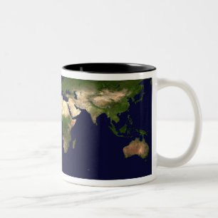 Tasse 2 Couleurs Surface de terre, eau peu profonde, et Topogra