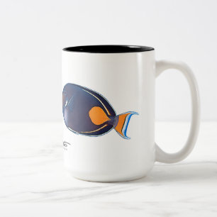 Tasse 2 Couleurs Surgeonfishes d'Achille et de Whitecheek