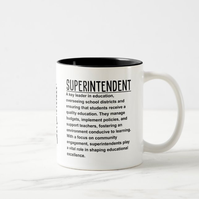 Tasse 2 Couleurs Surintendant (Droit)