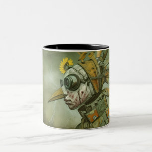 Tasse 2 Couleurs Survolant le désert