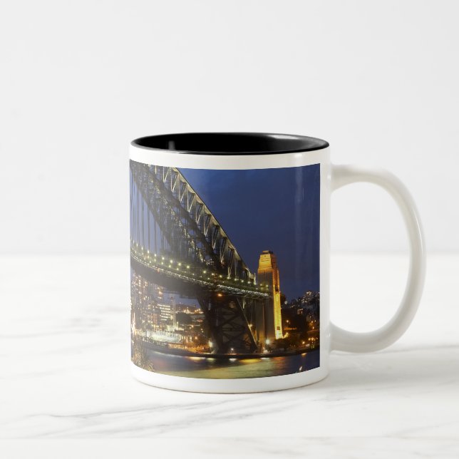 Tasse 2 Couleurs Sydney Harbour Bridge et Park Hyatt Sydney Hotel (Droit)