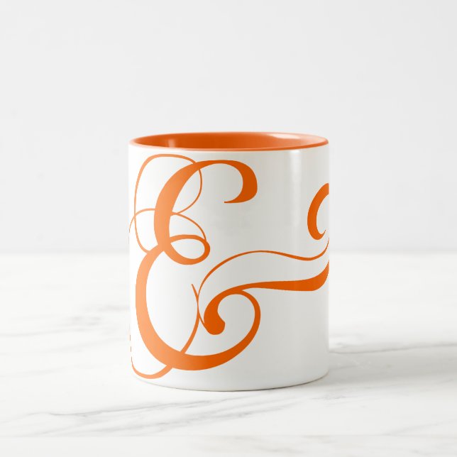 Tasse 2 Couleurs Symbole de l'esperluette (Centre)