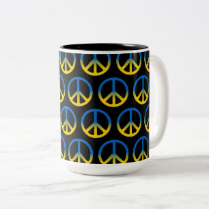 Tasse 2 Couleurs SYMBOLE DE PAIX Ukraine