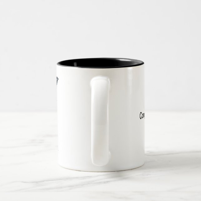 Tasse 2 Couleurs symbolisant la puissance des mots (Poignée)