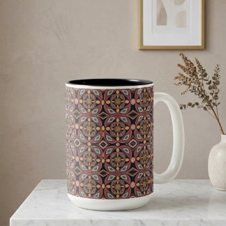 Tasse 2 Couleurs Symétrie de flux