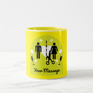 Tasse 2 Couleurs Sympathie de survivante du divorce drôle