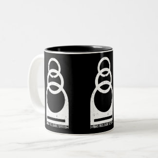 Tasse 2 Couleurs Système de déverrouillage à 3 anneaux désorganisé