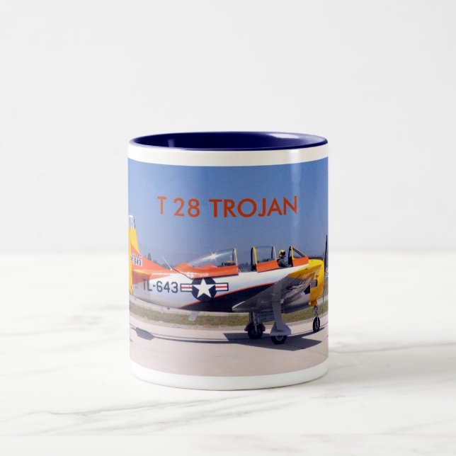 TASSE 2 COULEURS T28, TROJAN DE T 28 (Centre)