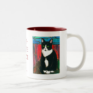 Tasse 2 Couleurs T-shirt d'art de conception en verre souillé de