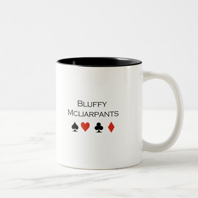 Tasse 2 Couleurs T-shirt de Bluffy Mcliarpants (Droit)