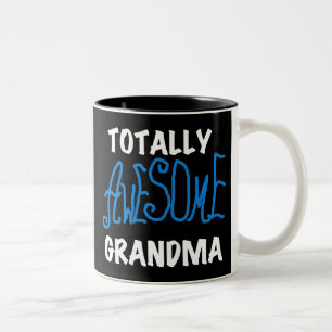 Tasse 2 Couleurs T-shirts bleus et cadeaux de grand-maman