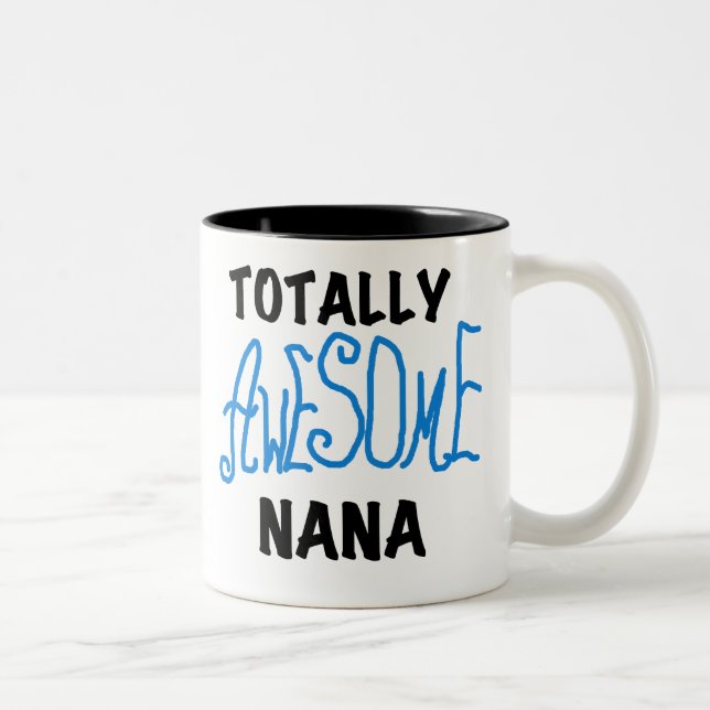 Tasse 2 Couleurs T-shirts et cadeaux bleus totalement (Droit)