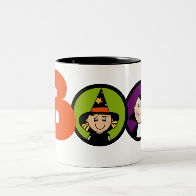 Tasse 2 Couleurs T-shirts et cadeaux BOO (Centre)